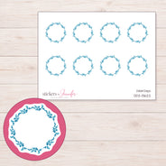 DDZ-13622 planner sticker sheet with enlarged sticker detail