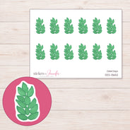DDZ-13652 planner sticker sheet with enlarged sticker detail