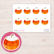 DDZ-13655 planner sticker sheet with enlarged sticker detail