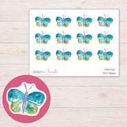 DDZ-13666 planner sticker sheet with enlarged sticker detail