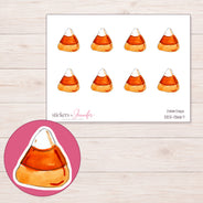 DDZ-13667 planner sticker sheet with enlarged sticker detail