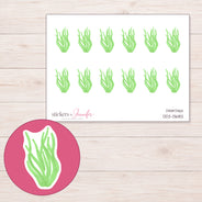 DDZ-13682 planner sticker sheet with enlarged sticker detail