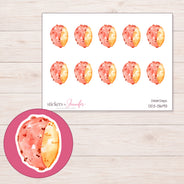 DDZ-13693 planner sticker sheet with enlarged sticker detail