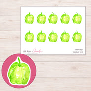 DDZ-13729 planner sticker sheet with enlarged sticker detail