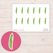 DDZ-13735 planner sticker sheet with enlarged sticker detail