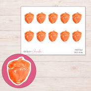 DDZ-13761 planner sticker sheet with enlarged sticker detail