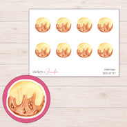 DDZ-13777 planner sticker sheet with enlarged sticker detail