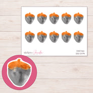 DDZ-13791 planner sticker sheet with enlarged sticker detail
