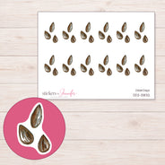 DDZ-13832 planner sticker sheet with enlarged sticker detail