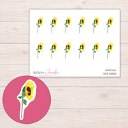 DDZ-13838 planner sticker sheet with enlarged sticker detail