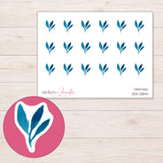 DDZ-13844 planner sticker sheet with enlarged sticker detail