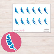 DDZ-13868 planner sticker sheet with enlarged sticker detail