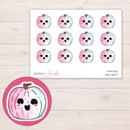 DDZ-13877 planner sticker sheet with enlarged sticker detail