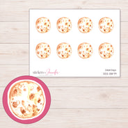 DDZ-13879 planner sticker sheet with enlarged sticker detail