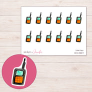DDZ-13887 planner sticker sheet with enlarged sticker detail