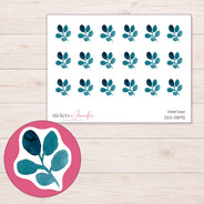 DDZ-13892 planner sticker sheet with enlarged sticker detail