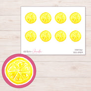 DDZ-13909 planner sticker sheet with enlarged sticker detail
