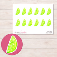 DDZ-13939 planner sticker sheet with enlarged sticker detail