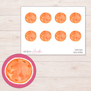 DDZ-13945 planner sticker sheet with enlarged sticker detail