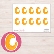DDZ-13953 planner sticker sheet with enlarged sticker detail