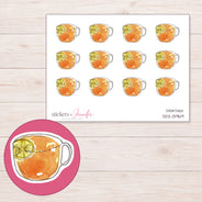 DDZ-13969 planner sticker sheet with enlarged sticker detail