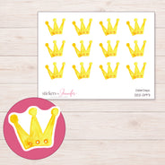 DDZ-13971 planner sticker sheet with enlarged sticker detail