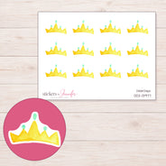 DDZ-13977 planner sticker sheet with enlarged sticker detail