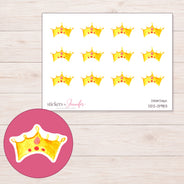 DDZ-13983 planner sticker sheet with enlarged sticker detail