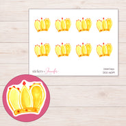DDZ-14019 planner sticker sheet with enlarged sticker detail