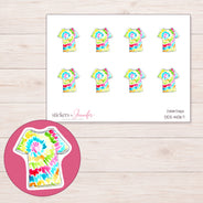 DDZ-14067 planner sticker sheet with enlarged sticker detail