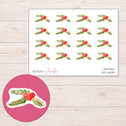 DDZ-14099 planner sticker sheet with enlarged sticker detail