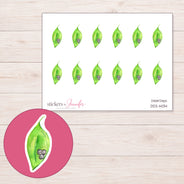 DDZ-14134 planner sticker sheet with enlarged sticker detail