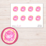 DDZ-14149 planner sticker sheet with enlarged sticker detail