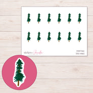 DDZ-14162 planner sticker sheet with enlarged sticker detail