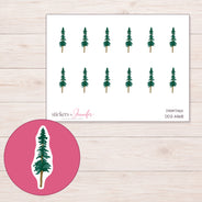 DDZ-14168 planner sticker sheet with enlarged sticker detail