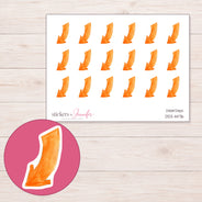 DDZ-14176 planner sticker sheet with enlarged sticker detail