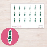DDZ-14180 planner sticker sheet with enlarged sticker detail
