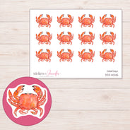 DDZ-14245 planner sticker sheet with enlarged sticker detail