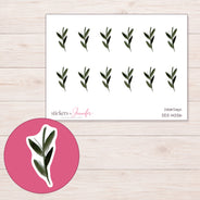 DDZ-14256 planner sticker sheet with enlarged sticker detail
