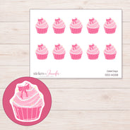 DDZ-14258 planner sticker sheet with enlarged sticker detail