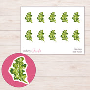 DDZ-14260 planner sticker sheet with enlarged sticker detail