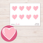 DDZ-14268 planner sticker sheet with enlarged sticker detail