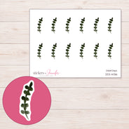 DDZ-14316 planner sticker sheet with enlarged sticker detail