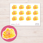 DDZ-14331 planner sticker sheet with enlarged sticker detail