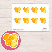 DDZ-14340 planner sticker sheet with enlarged sticker detail