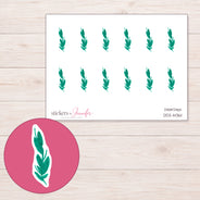 DDZ-14361 planner sticker sheet with enlarged sticker detail