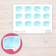 DDZ-14364 planner sticker sheet with enlarged sticker detail
