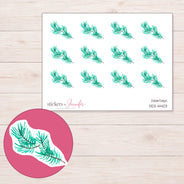 DDZ-14403 planner sticker sheet with enlarged sticker detail