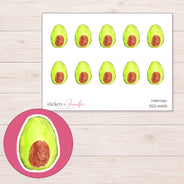 DDZ-14405 planner sticker sheet with enlarged sticker detail
