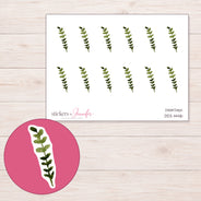 DDZ-14416 planner sticker sheet with enlarged sticker detail
